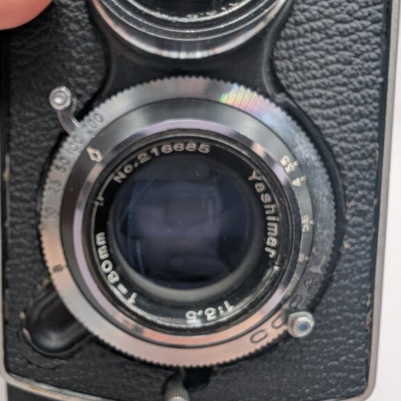 Yashica Yashicaflex C TLR 6x6 Film Camera 80mm F3.5 Lens Japan - Picture 5 of 12